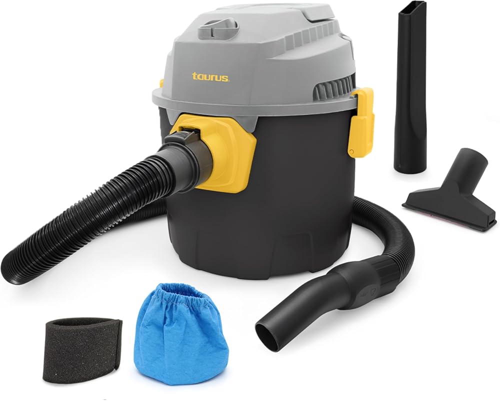 Taurus Hurricane | Wet & Dry Vacuum Cleaner | 3 Modes of Use | 2.6 Gallons | Vacuums Solids, Liquids, or Functions as an Air Blower | Powerful Suction | 1.2 m Hose | Includes Accessories
