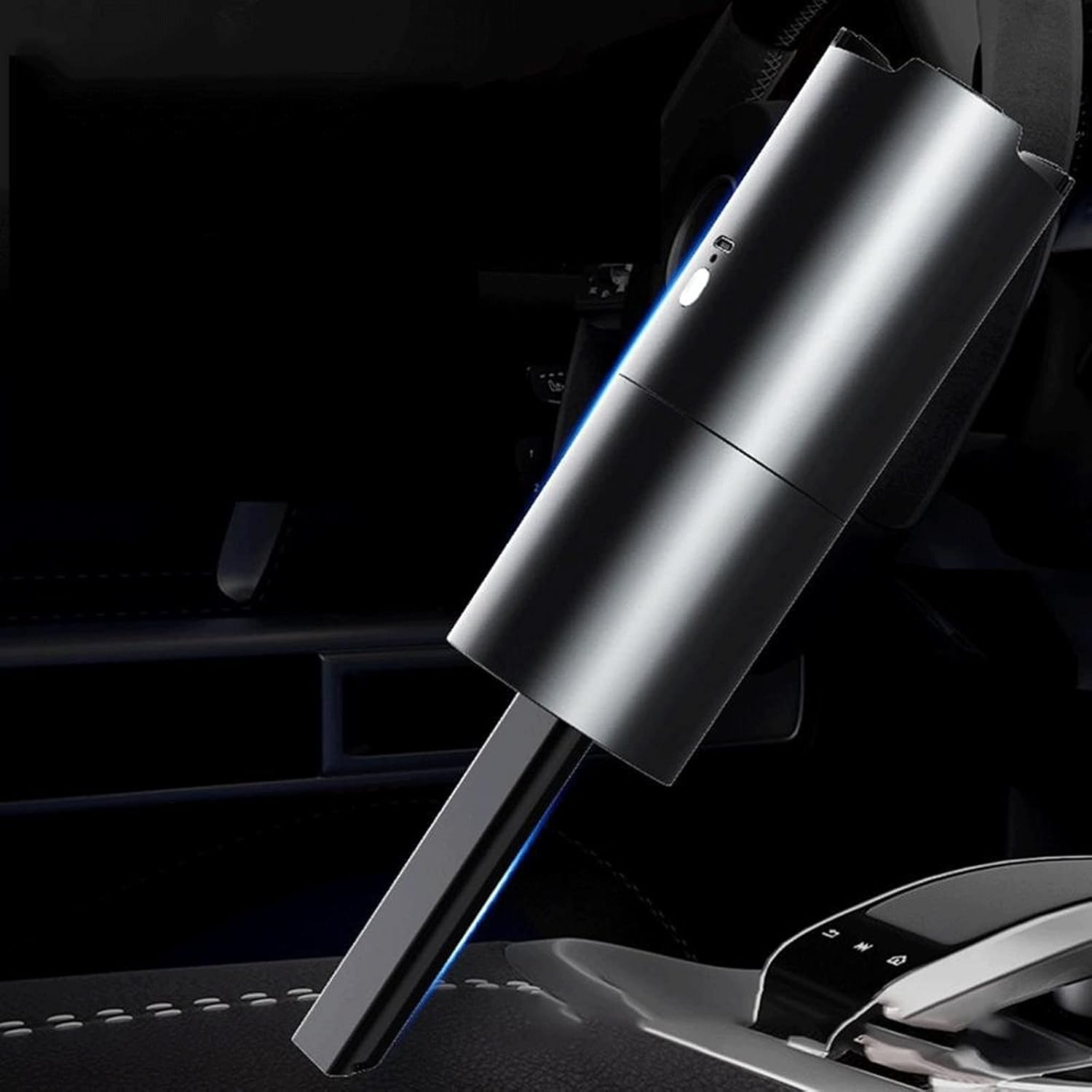 Vacuum Cleaner Portable Car Vacuum Cleaner Handheld USB Vacuum Cleaner (Color : White)