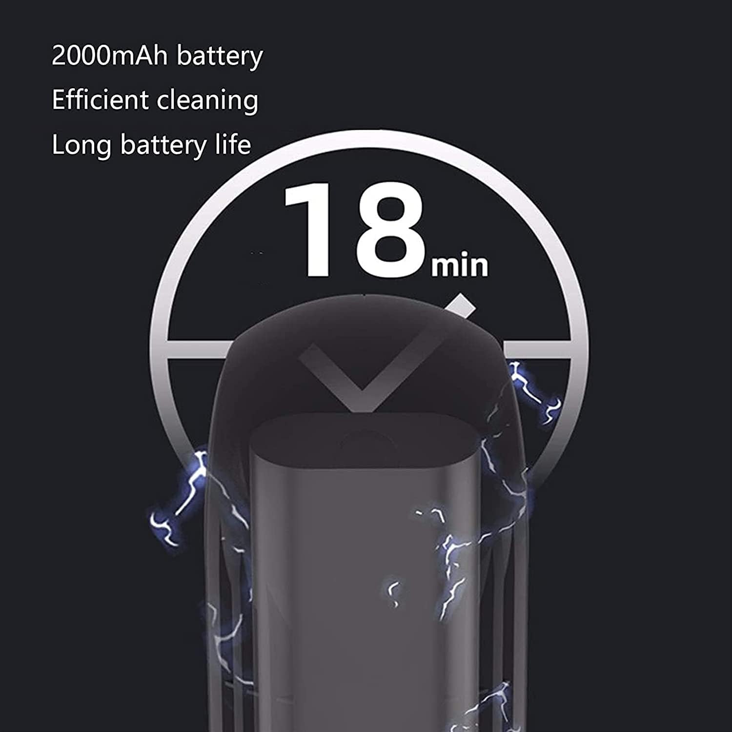 Handheld Vacuum Cleaner, Cyclone Handheld Vacuum Cordless and Powered by Strong Motor, Quick Charging Tech, Replaceable HEPA Filter Meet Various Needs in Vehicle & House Energy (Black)