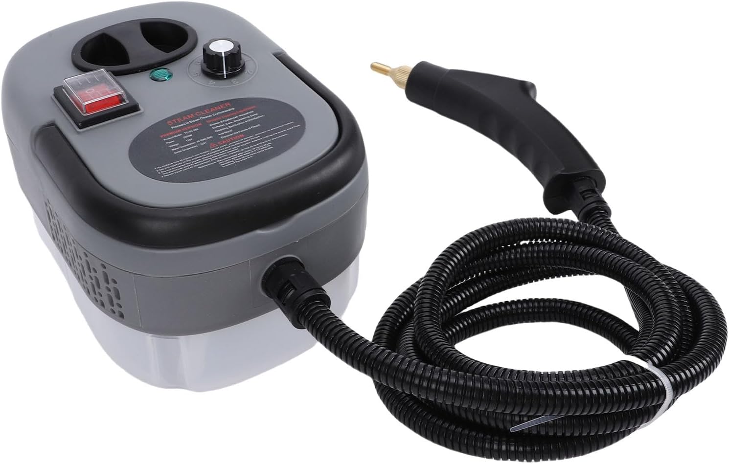 Sanpyl Portable Steam Cleaner Handheld, 1200ML Capacity with 2.2M Power Cord and Multiple Accessories for Furniture Tile Grout Cleaning (US Plug 110V)