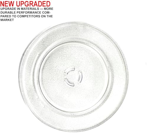 Upgraded Microwave Glass Turntable Tray Replacement for KitchenAid KBHC109JWH0 KBHC109JWH03 KBHC109JWH05 KBHS109BSS00 KBHS109SSS00 KBHS109SSS01 KBHS109SSS03 KBHS109SSS04 KBHS109SSS05 KBHS109SSS06