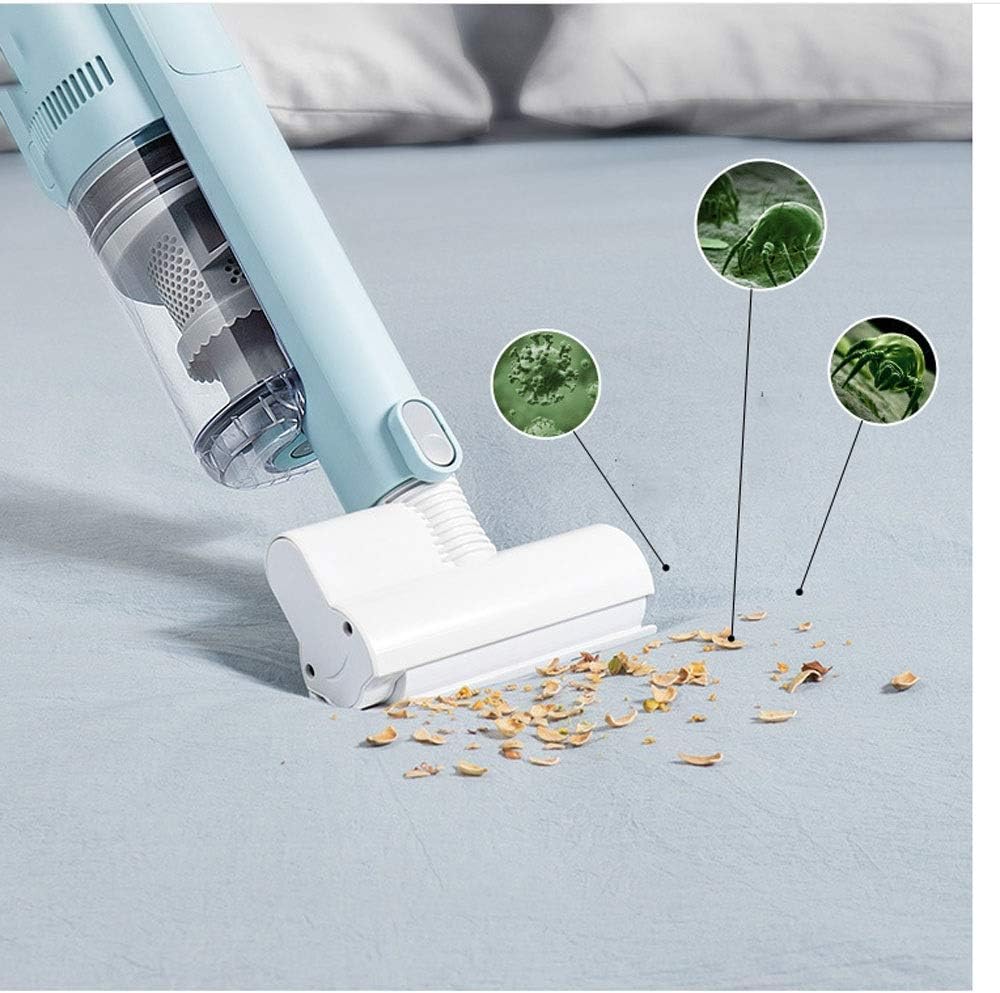 Hard Floor Vacuum Handheld Vacuum Cleaner, Large-Capacity Dust Cup Vacuum Ideal for Hard Floor Carpet for Home Light Weight Power Strong Suction Powered Brushes