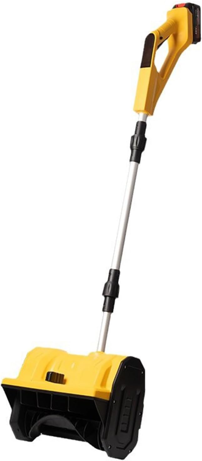 Cordless Snow Shovel Compatible, Electric Power Snow Thrower, Battery-Powered Snow Removal with Directional Plate, for Patio, Deck, Driveway