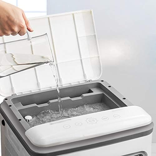 Portable Air Conditioner Fan Portable Air Cooler, Humidifier Misting Evaporative Small Whit Remote Control Air Conditioner Fan And Bladeless Noiseless Fan, For Office, Dorm, Room(Free Ice Tray)