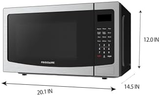 FRIGIDAIRE 1.1 Cubic Foot Microwave, Stainless Steel