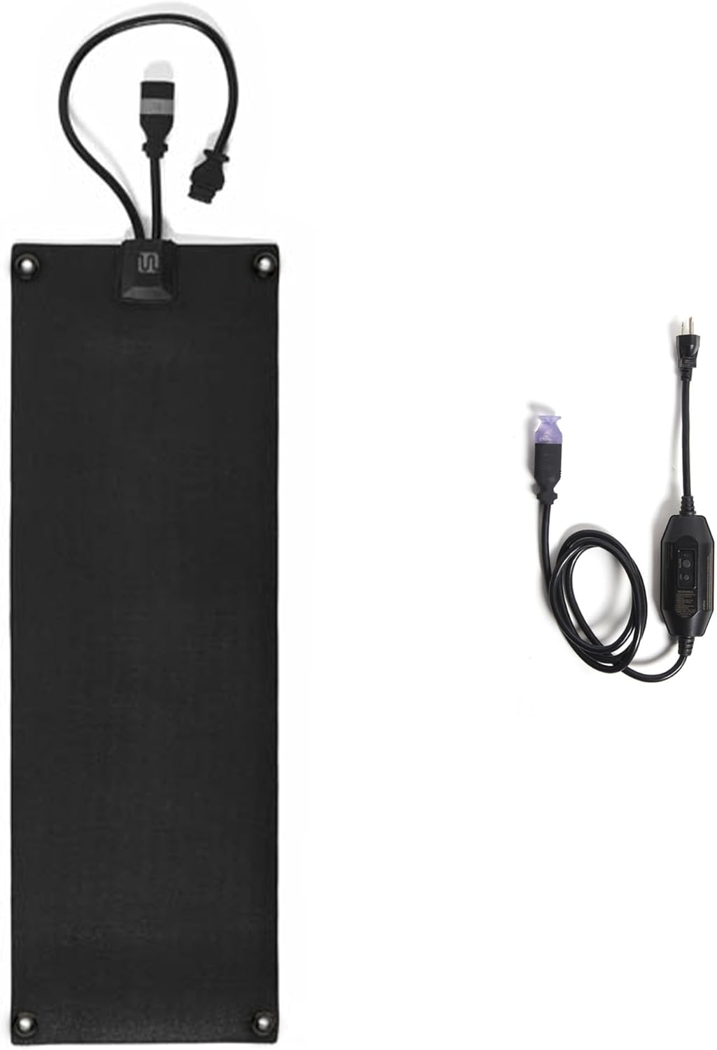 HeatTrak Heated Snow Melting Mat with Power Cord for Stairs - Heated Outdoor Mats - Electric Snow Melting Mats for Winter Snow and Ice Removal - No-Slip Stair Heating Mats (10