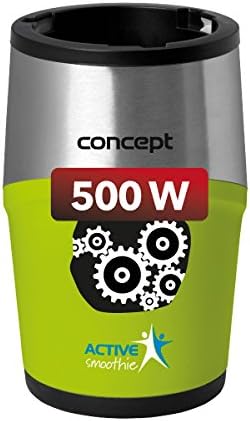 Concept Appliances SM3387 Smoothie Blender, 500 W, 0.57 Litre, Stainless Steel, Green