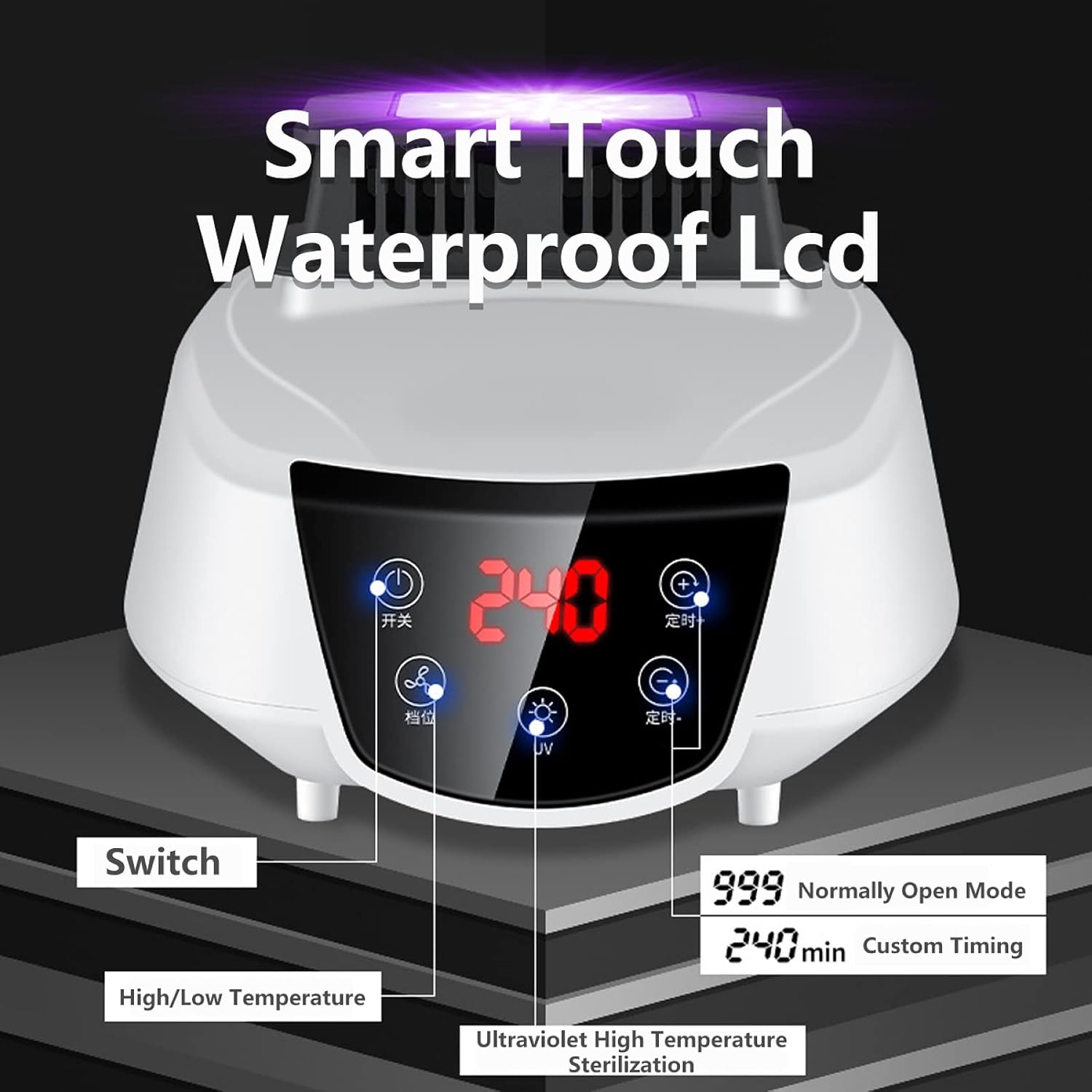 Electric Clothes Dryer, Efficient Indoor Wet Laundry Warm Air Heated Drying Rack Wardrobe, Portable Clothes Airer 2/3-Tier Electric Clothes Drying Rack Foldable Energy Saving The New