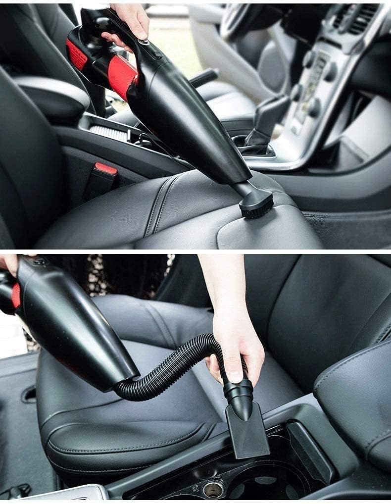 Car Vacuum Cleaner - Handheld Vacuum Cleaner 4500Pa Suction, Car Vacuum Cleaner High Power, Hand Vacuum Wet and Dry Cleaning Portable Vacuum Cleaner (Black)