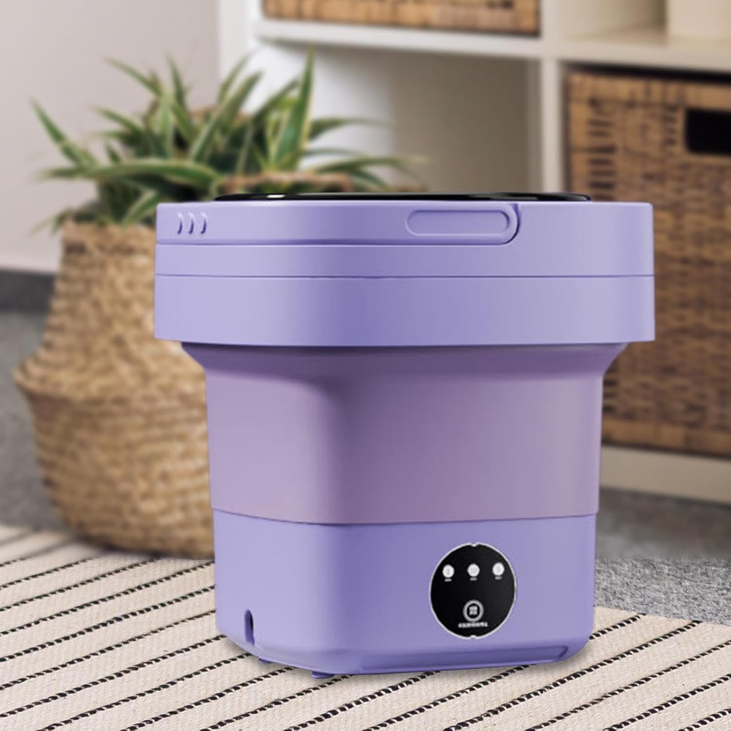 Compact Washer for Travel, Camping, and Small, Violet