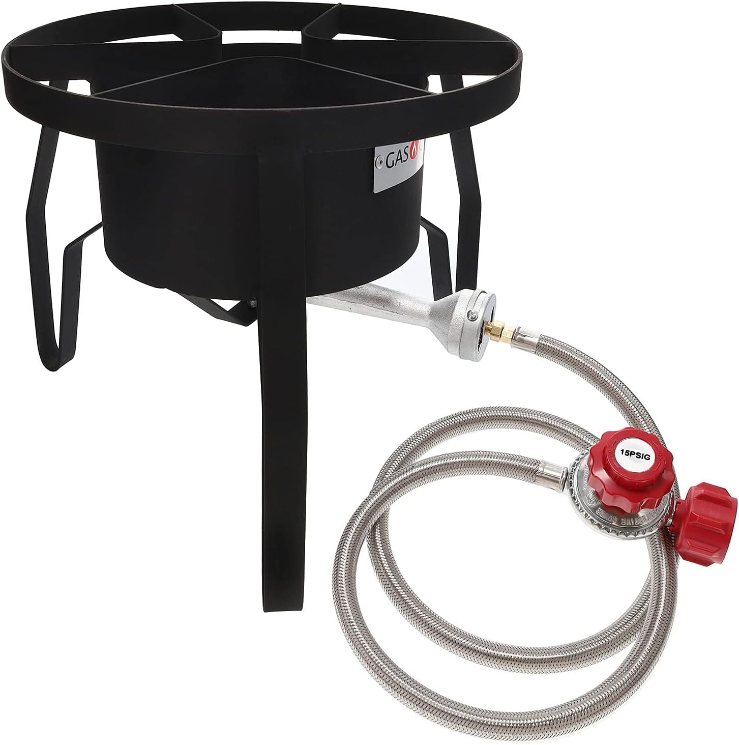 GasOne B-5300-15 igh-Pressure Outdoor Propane Burner Gas Cooker Welded Frame