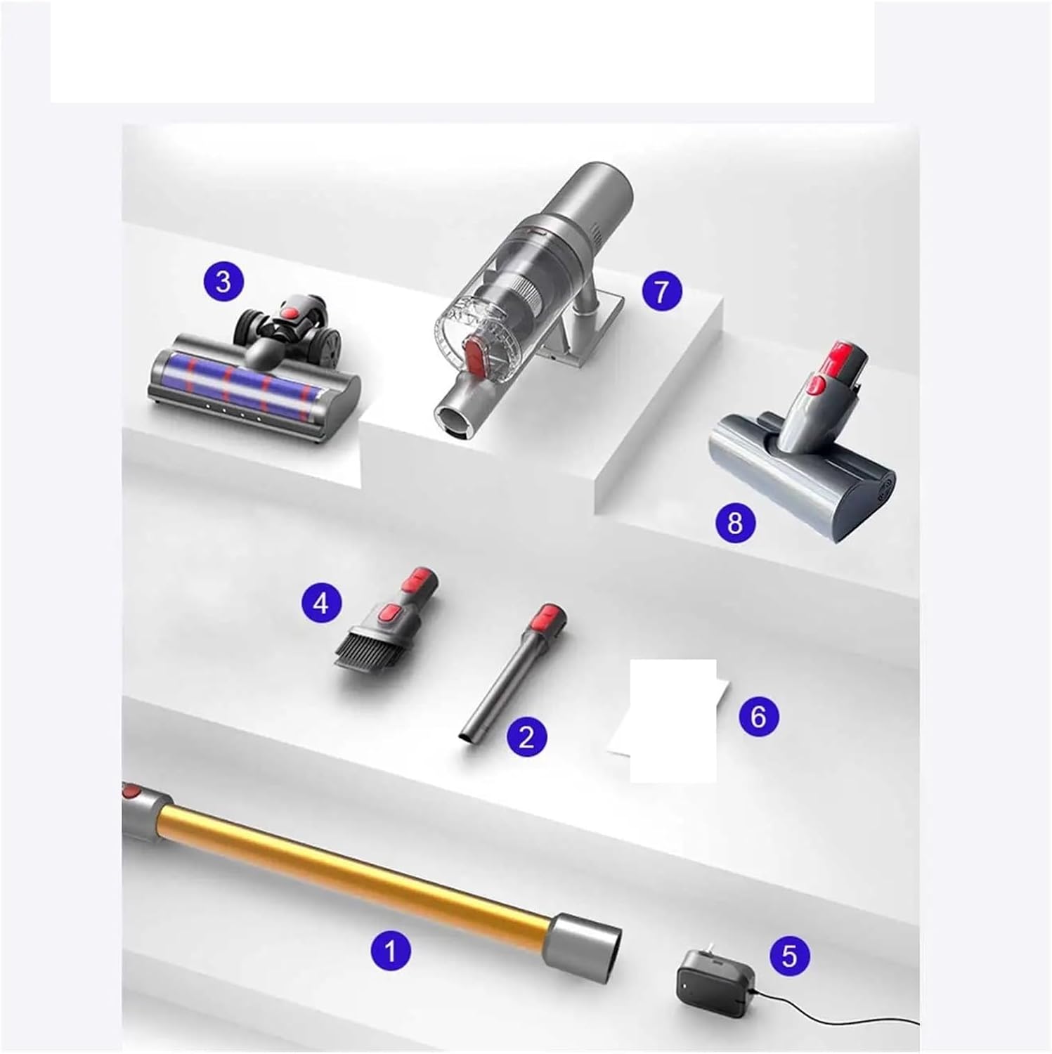 ABIR VC205 Cordless Handheld Vacuum Cleaner,27000PA,Touch Screen,Smart Dust Sensor,Auto Speed Control. Compatible for Home Bed Carpet Clean