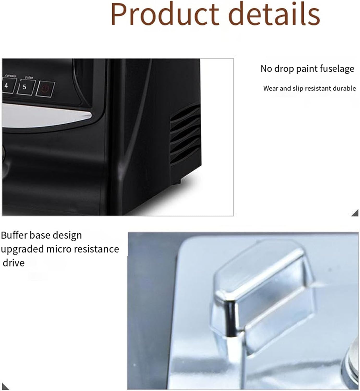 Smoothie Blender, 1.5 Liter 1800W with Sound Isolated Hood for Crushed Ice, Smoothies and Purees, Professional Countertop Blender