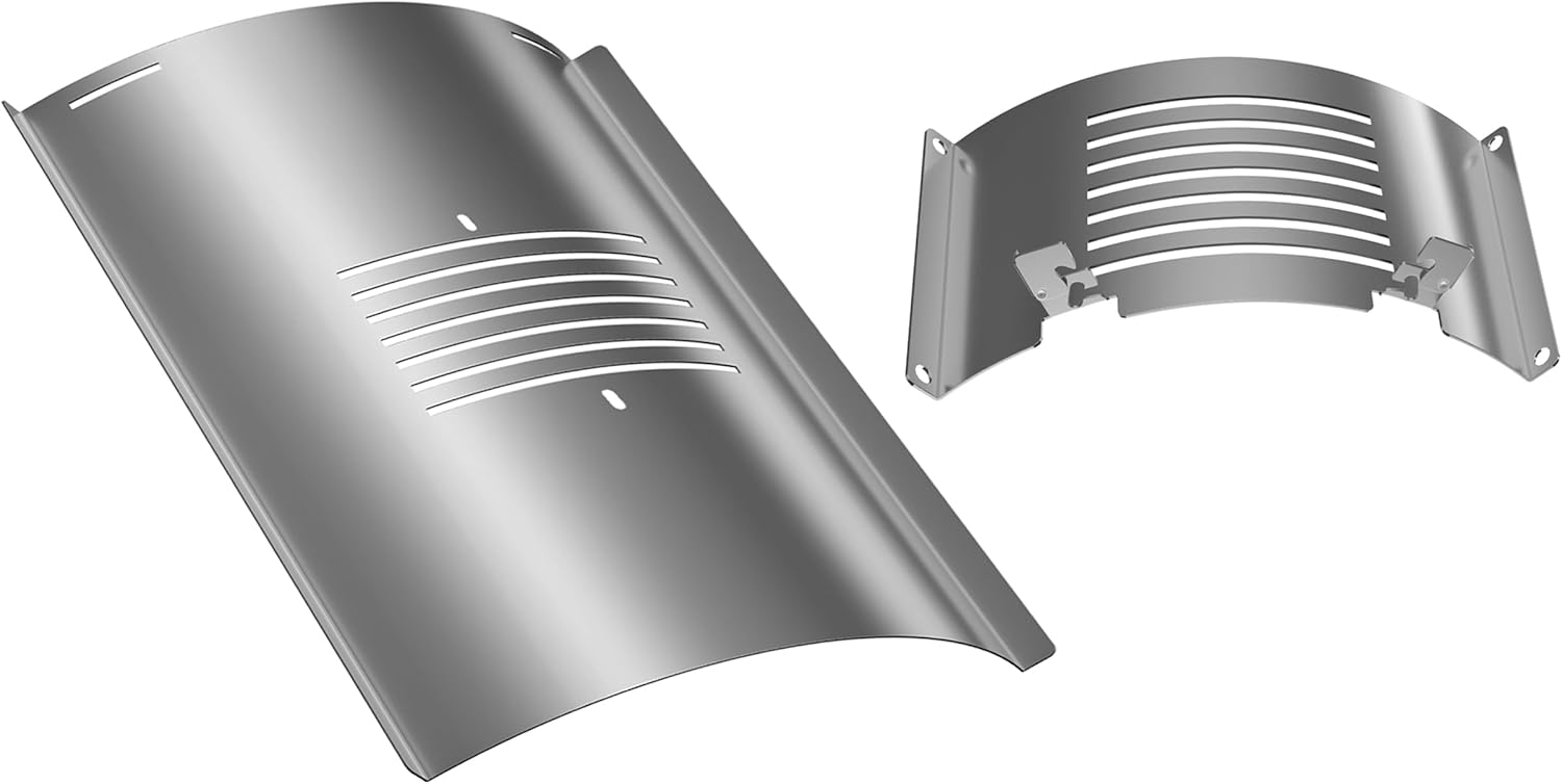 PB1230 Pellet/Gas Combo Grill Replacement Parts, Flame Broiler Slide Cover & Bottom for Pit Boss Accessories, Pitboss Heat Deflector Diffuser for PB1100PSC1/PSC2/PSC3, PB600PS1, PB500SP Pellet Smoker