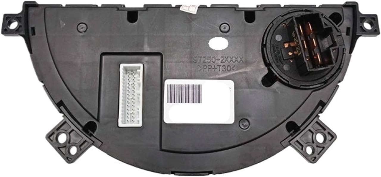 Air Conditioning Control Panel Air Conditioner Knob Automatic for Kia Soul(Black A)