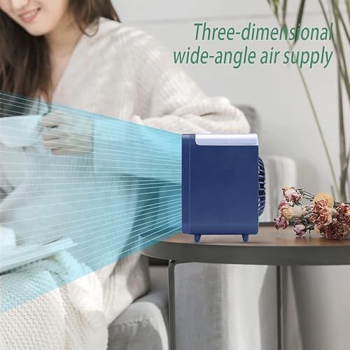 Portable Air Conditioner & Humidifier, Summer Evaporative Air Cooler, Nano Spray Purification, Quiet & Compact, Ideal for Home, Office & Car