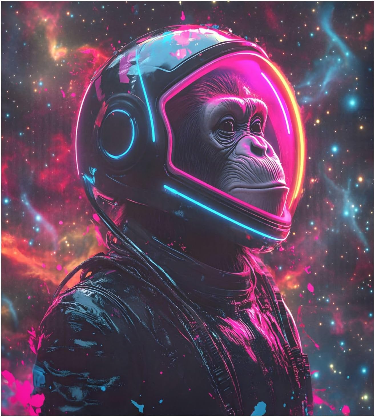 Dishwasher Magnet Cover Large Magnetic Stickers Space Gorilla Front Dishwasher Cover Reusable Decal for Home Kitchen Anti-Scratch Refrigerator Decorative Lid Washing Machine Laundry 23