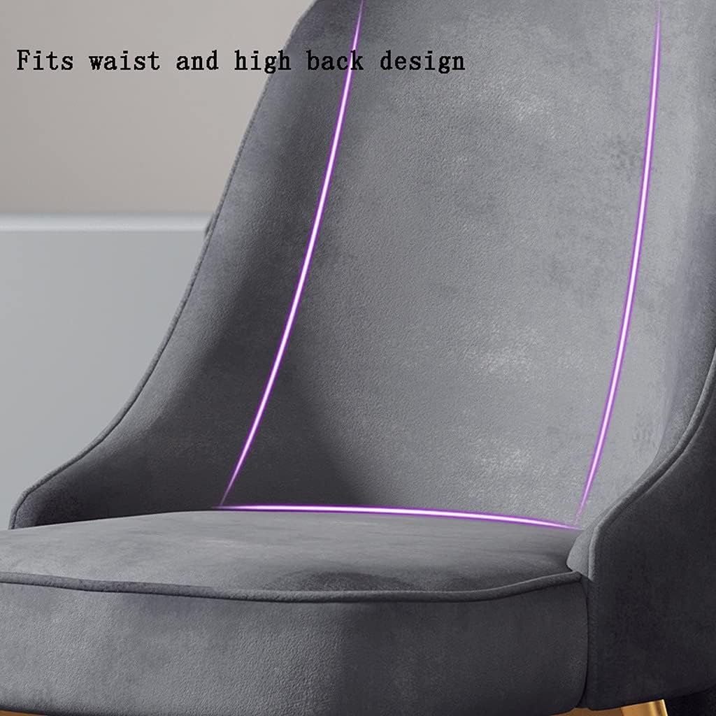 Kitchen Dining Room Furniture Chairs Velvet Dining Chairs Kitchen Living Room Chairs with Metal Legs Velvet Seat and Backrests for Office Lounge Dining Kitchen Bedroom