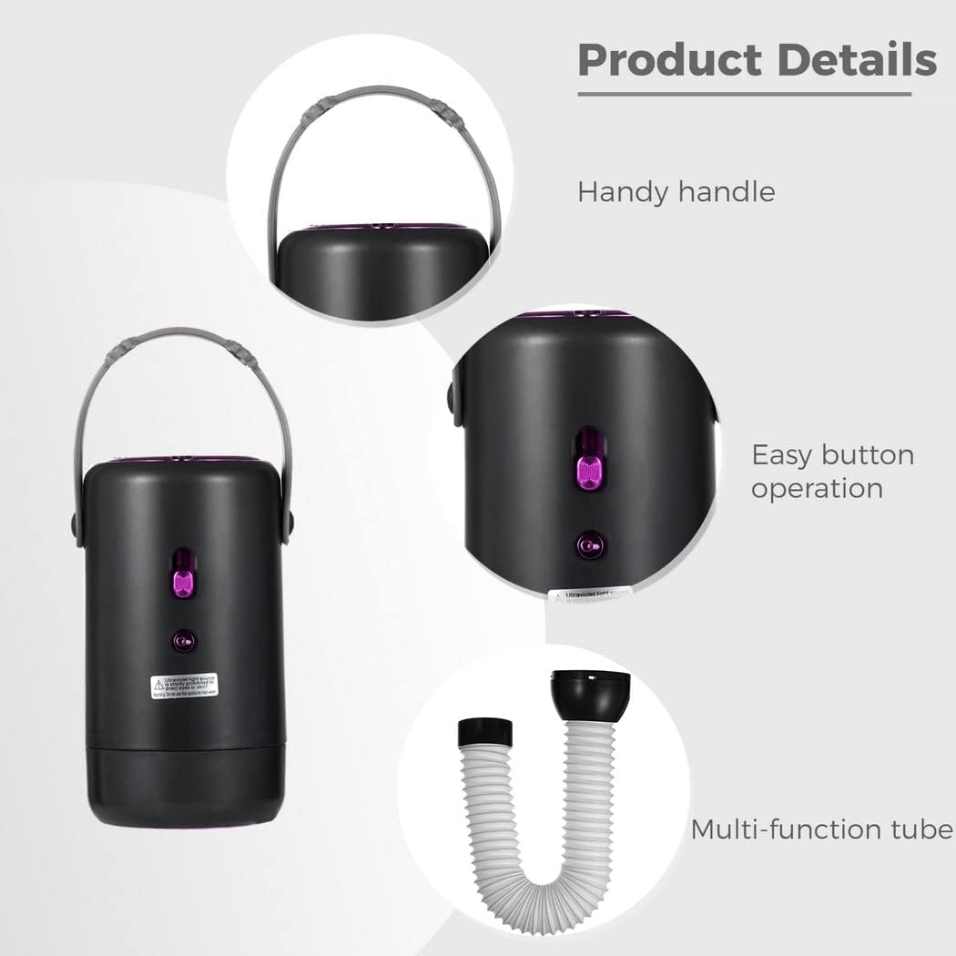 Travel Home Laundry Multifunctional Portable Clothes Dryer With Warm Shoe Expansion Tube And Big Clothes Bags, 200-400W