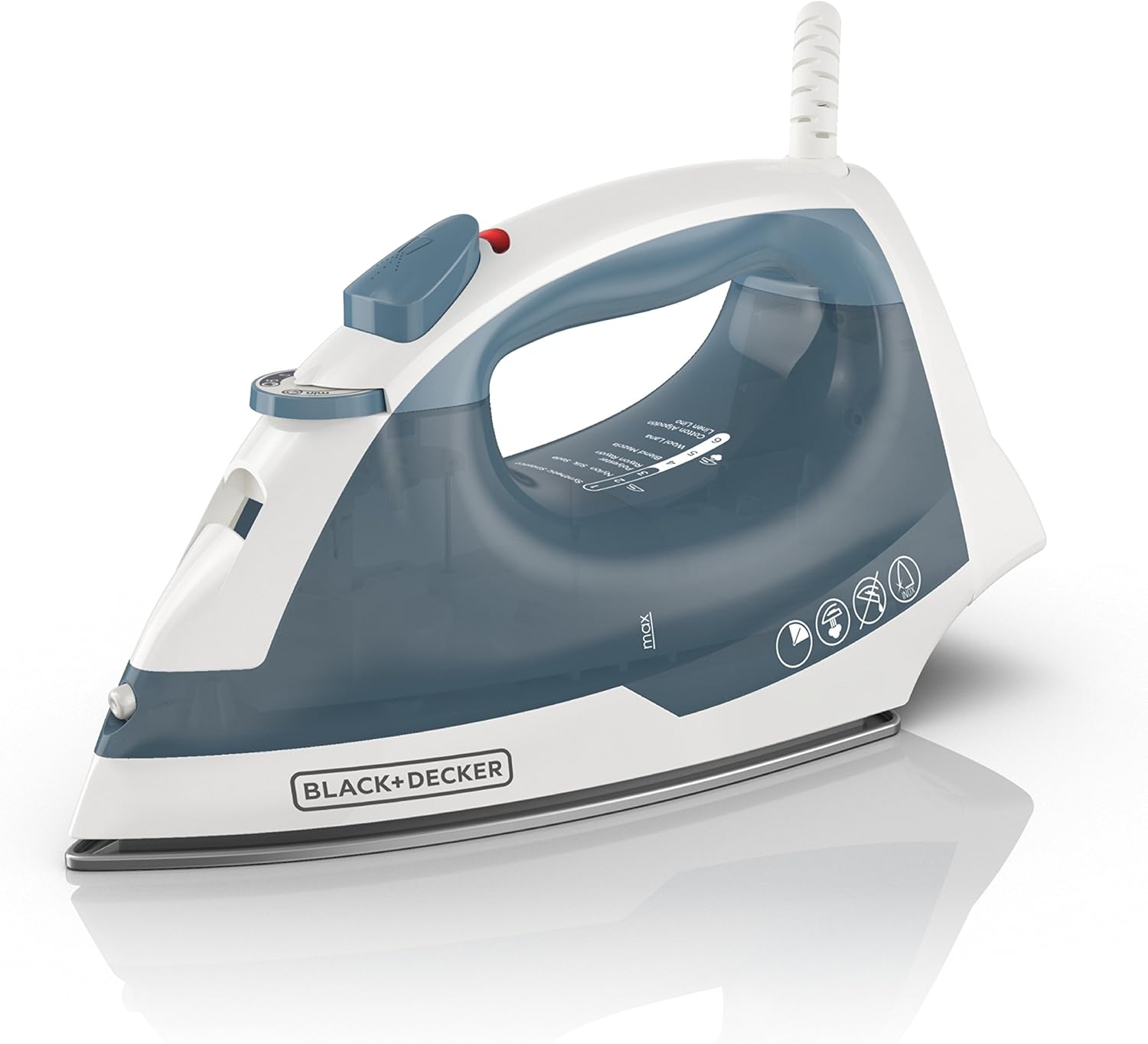 BLACK+DECKER 10-Speed Countertop Blender, 6-Cup & Easy Steam Compact Iron with SmartSteam