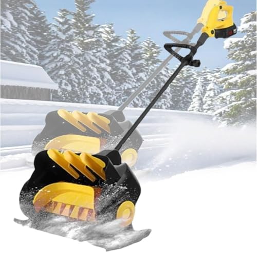 Handheld Electric Snow Shovel, Cordless Snow Blower, Stable and Efficient Snow Removal Tool with Battery and Fast Charger(2xbattery) (1xbattery)