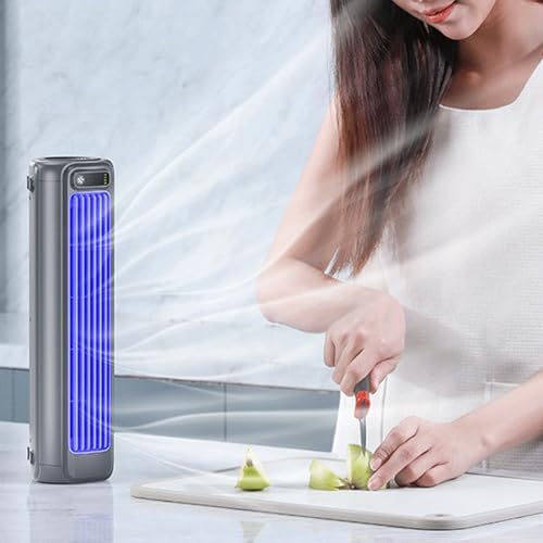 Portable Air Conditioner with Three Wind Speeds, Rechargeable and Natural Quiet Design