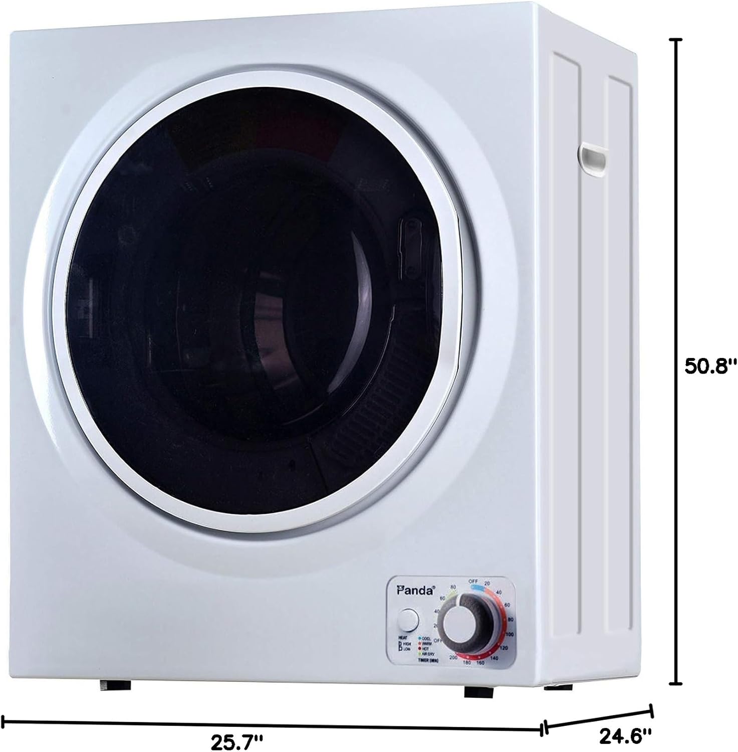 BLACK+DECKER Washer Dryer Stacking Rack Stand with Panda 850W Electric Portable Clothes Dryer