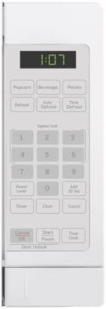 Compact 0.7 Cu. Ft. Countertop Microwave Oven with 6 Auto Cooking Settings & Child Lock - Efficient & Easy to Use