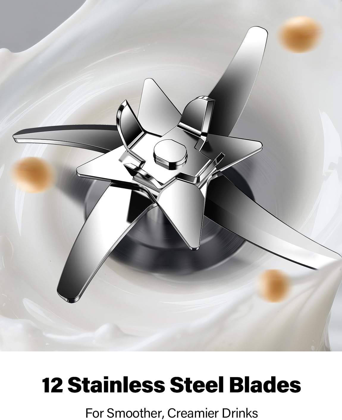 GDOR 35oz Nut Milk Maker, 9-in-1 Plant Milk Machine for Homemade Almond/Oat/Soy, Juice & Smoothie, Blender with 12 Stainless Steel Blades, Keep Warm, 12H Delay, Boil Water and Self-Cleaning