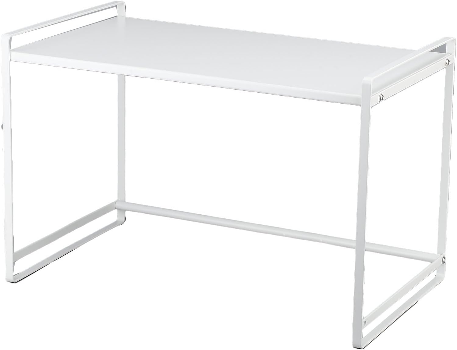 Carbon Steel Microwave Oven Rack Countertop Storage Shelf for Bottles Bowls Plates 44 lb Load Capacity Easy Assembly Space Saving Kitchen Shelf