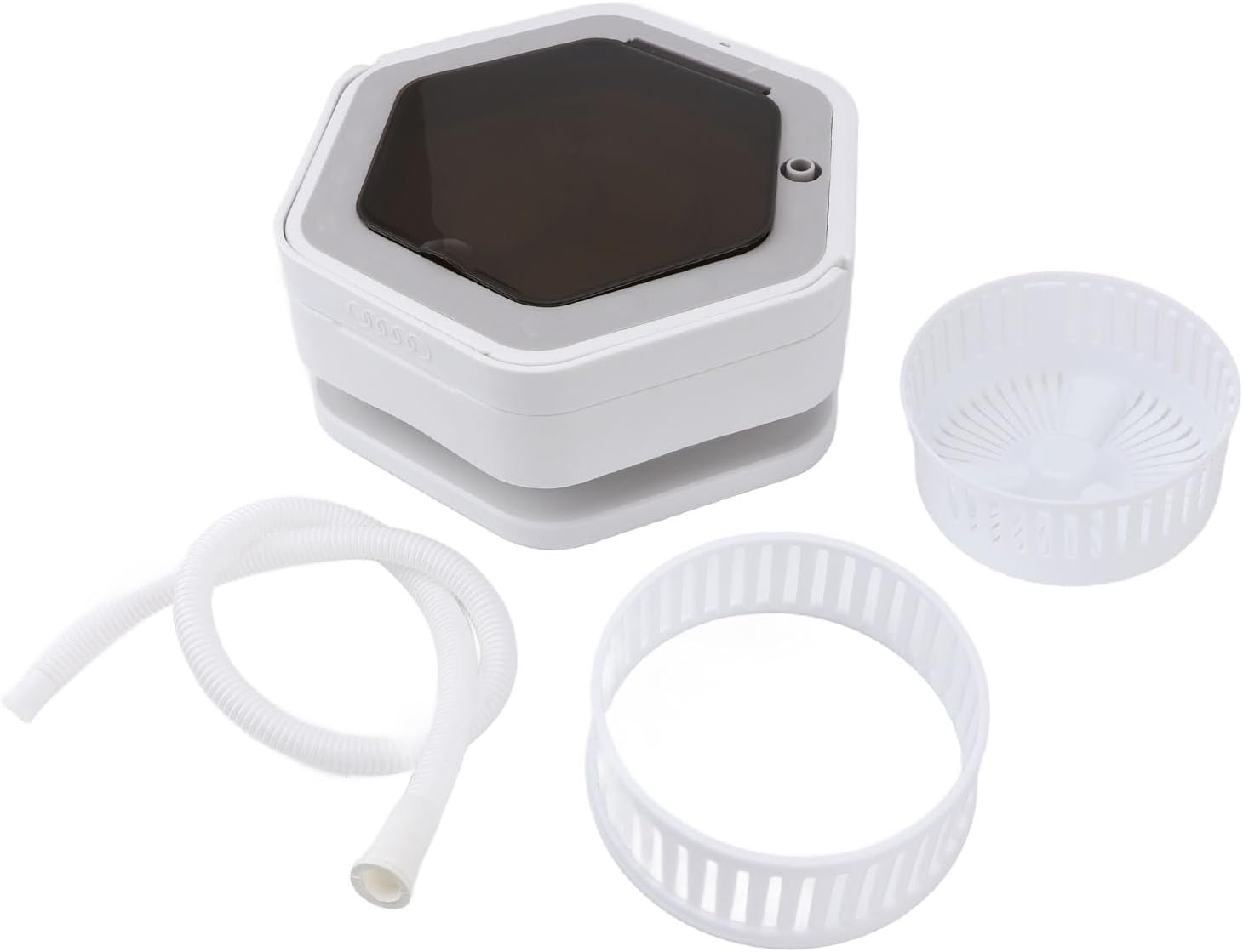 Portable Washing Machine Miniature Washer Spin Dryer Laundry Washer for Underwear Baby Clothes (Grey)