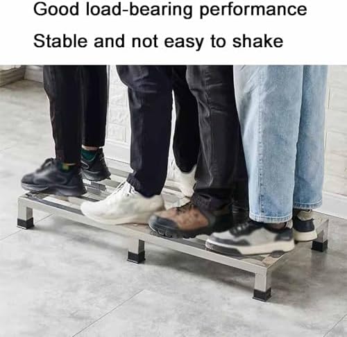 Heavy Duty Stainless Steel Appliance Riser - Elevate Washer & Fridge, Prevent Floor Damage, Enhance Stability, Durable Shelf for Home & Laundry Room