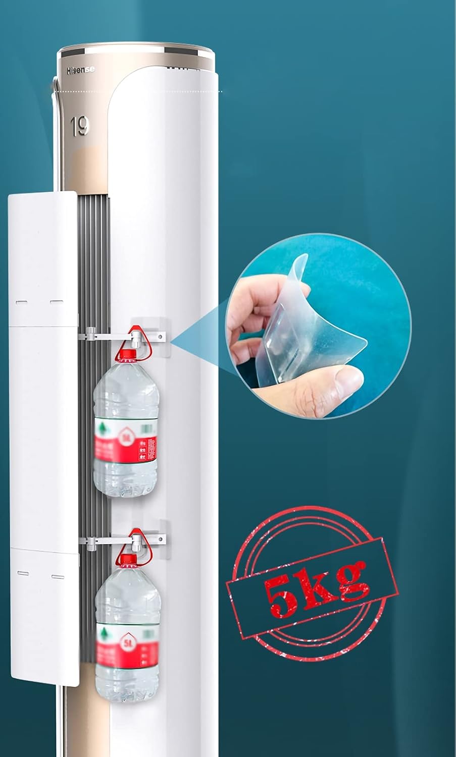 Air conditioning deflector Household Items Vertical Cylindrical Air Conditioner Deflector, Cool and Windless Universal Cabinet Air Conditioner Hood Guide Air, Office Air Conditioning Angle Adjust