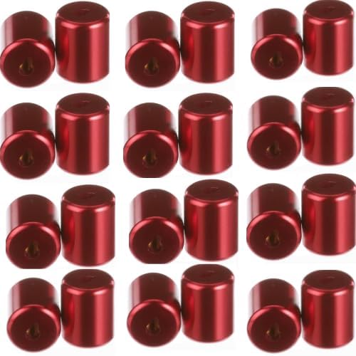 1/4 inch Pink Refrigerant locking caps 24 Pack. HVAC Tamper Resistant caps. (Tool Sold Separately) Safe guard your AC systems efficiency and the environment from lost or accidental Miss-Use. ECWB (24)