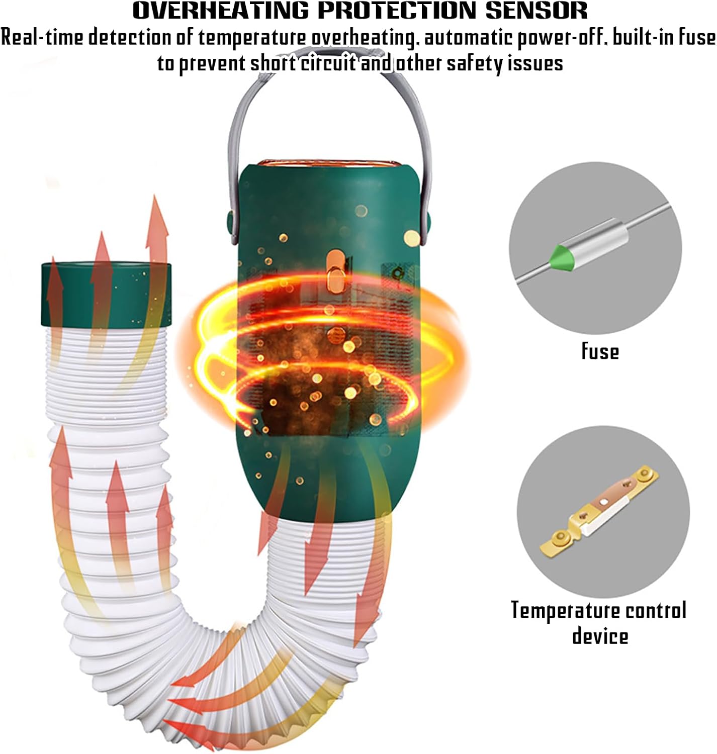 Portable Clothes Dryer, Drying Machine, Compact Dryer Machine, Dryer Low Noise and High Safety, Waterproof Cloth Cover, Drying Rack for Underwear, Baby Clothes Yellow