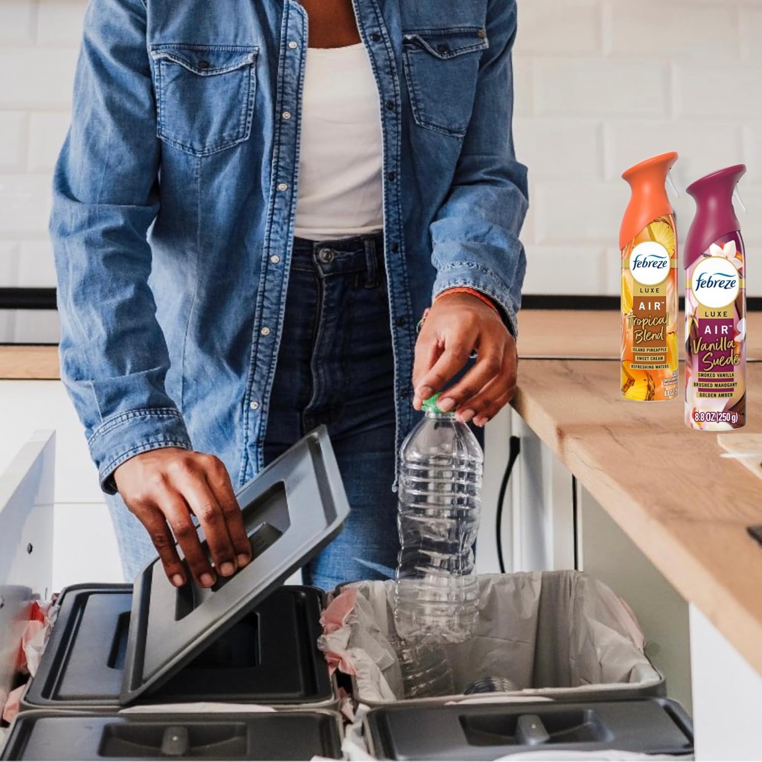 Febreeze New Limited Edition Room Spray, 2025 Spring Summer Special Edition Scents | 3 pack of Air Effects Room Spray | Tropical Blend (Tropical Blend)