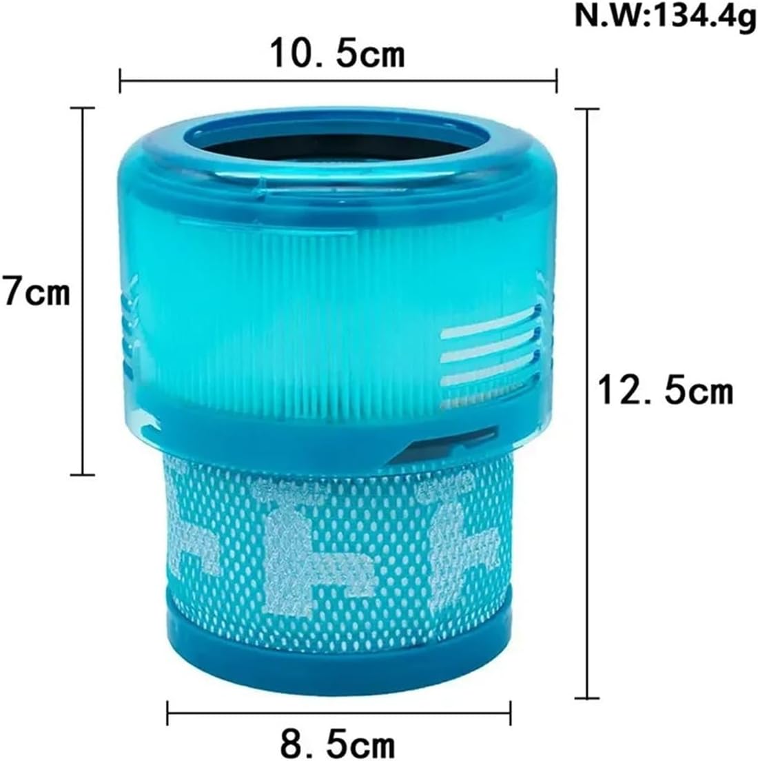 Replacement Attachment Spare Parts Kit，Compatible for Dyson ，Outsize Vacuum Cleaner Rear Filter Accessories(Set D)