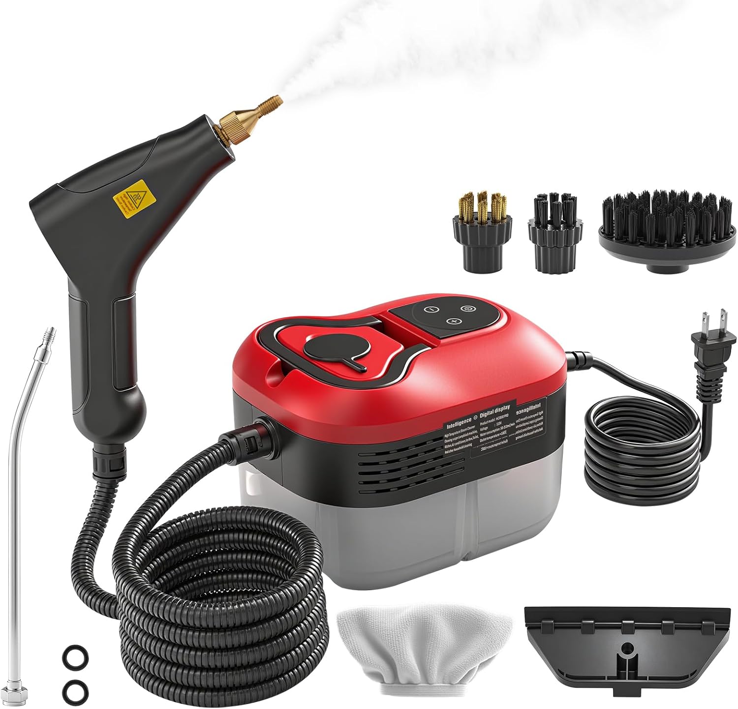 Saker Handheld Steam Cleaner for Home,6-Level Adjustable Steamer for Cleaning,Portable Handheld Steam Cleaner,Portable Steamer for Cleaning,Suitable for Kitchen,Bathroom and Living Room Cleaning