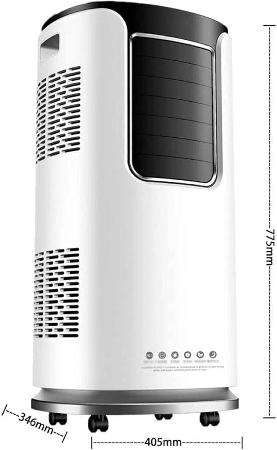 Portable Air Conditioner Cooler Air Conditioner Mobile Without Hose Mobile Cooler 4 Wind Speed Adjustment Energy Saving And Efficient Operation Environmental Protection Fast Coo