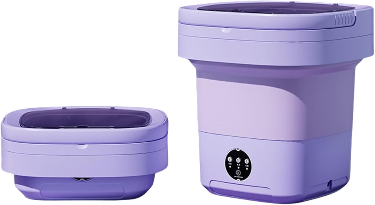 Portable Foldable Washing Machine Automatic Clothes Washer Lightweight For Travel Camping Apartments Laundry Device