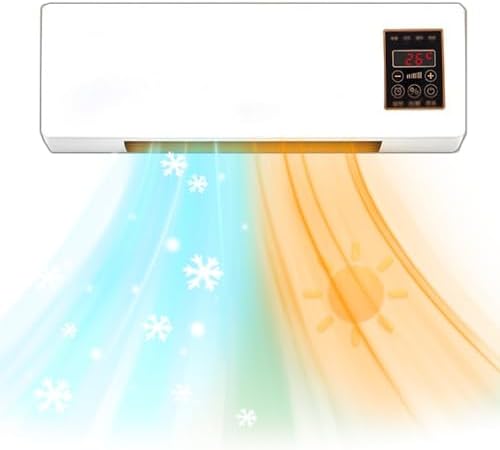 Generic 2 In 1 Wall Mounted Heating System, Mini Air Conditioner Fan, Cooling And Heating Conditioner Fan Portable For Small Room Bedroom Office Home