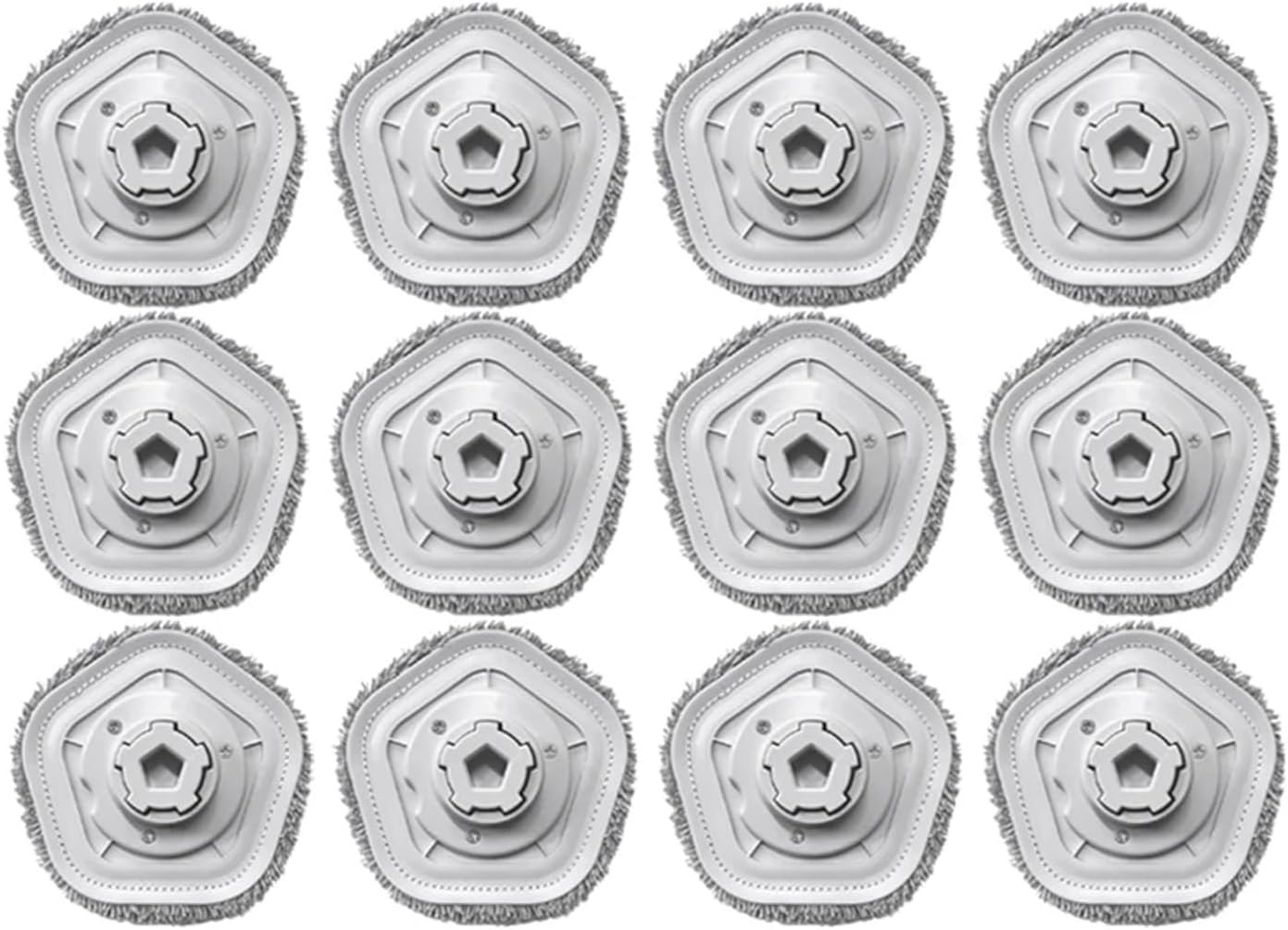 MUSM ,Compatible for Xiaomi, Compatible for Dreame，Bot W10 & W10 Pro Mop Pad Spare Parts Vacuum Cleaner Self-Cleaning Robot Vacuum and Mop Accessories Mop Cloth(18PCS)