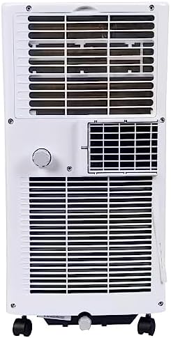 Seasons SM12R1 Portable 10000 BTU Air Conditioner, White; Bucket-less Evaporation System; Auto-restart; Electronic Control Panel with Digital Display; Cool Rooms Measuring 450 to 550 sq.ft; 2 Speeds