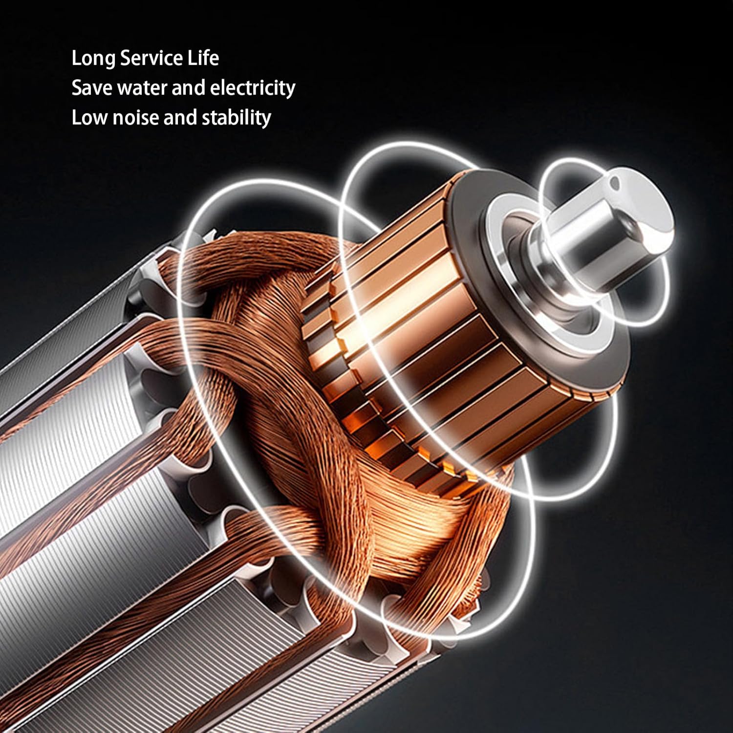 GLOGLOW Mini Washer, 9L Large Capacity Drum Mini Portable Washing Machine with Non Slip Feet Smart Quick Cleaning Washer for Washstand Bathroom Cabinet Floor (US Plug)