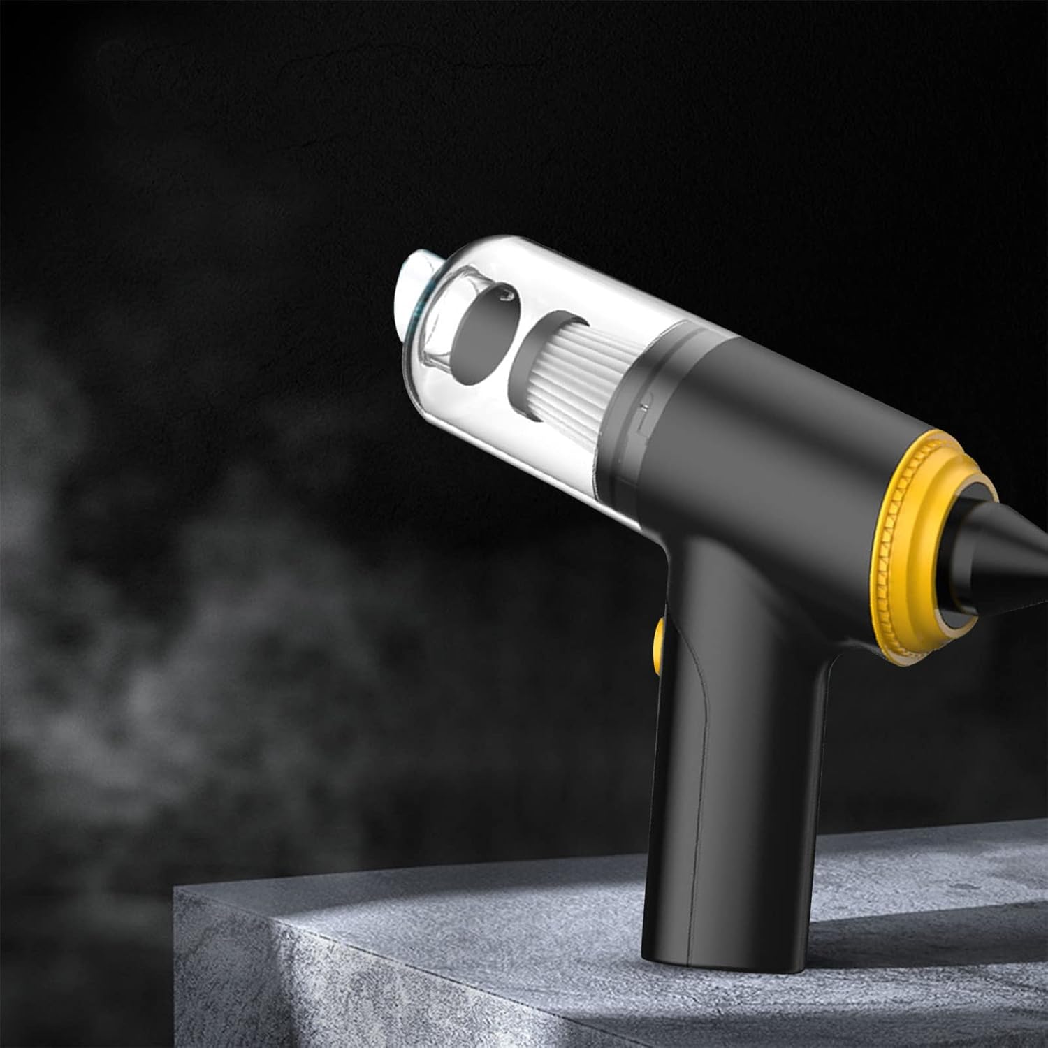 Lightness&Cordless Car Vacuum with Powerful Suction USB Rechargeable Mini Vacuum for Crevices Keyboard Cleaner