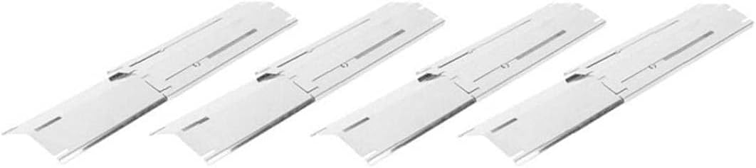 Grill Replacement Parts Stainless Steel Heat Plate Shield Tent Diffuser Deflector 4PCS,Outdoor Barbecue Tools