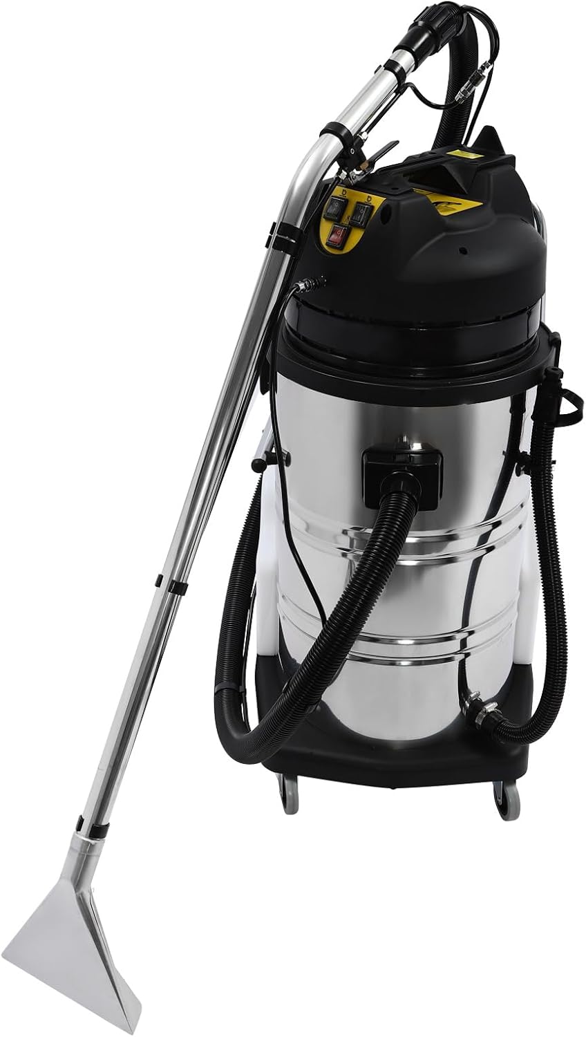 DYNAMI Portable Carpet Cleaner,2100W 80L/21Gal .Multi-Purpose Wet Dry Vacuum Cleaner, Steam Cleaning Vacuuming and Spraying Vacuum Washing Cleaner Machine,for Vacuuming Absorbing Water