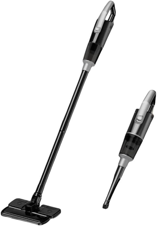 Cordless Stick Wet Dry Vacuum Cleaner with Mop, 15000pa Suction Lightweight Stick Vacuum Mop All in One, Handheld Vacuum Household Upright Vacuum Cleaner and Mop Combo for Hard Floor Pet Hair (Black)