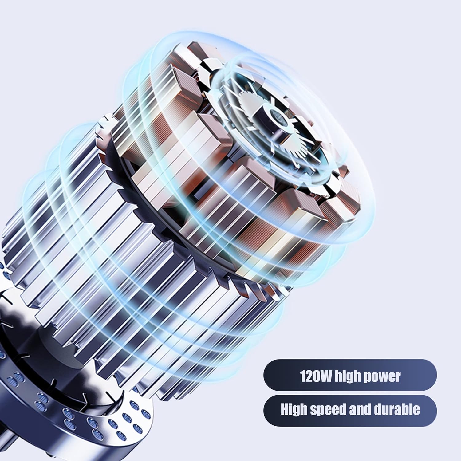 Hand Held Vacuum, Car Vacuum Cleaner for Machine Cordless Portable Handheld Desktop Vacuum Cleaner for Home Home Appliance Car (Color : Orange)