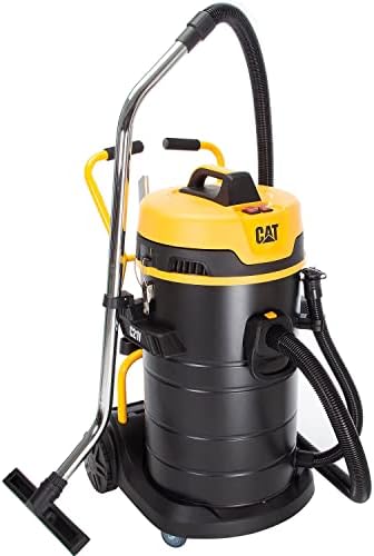 Cat Stainless Steel HEPA Wet/Dry Shop Vacuum, 21 Gallon Cap.
